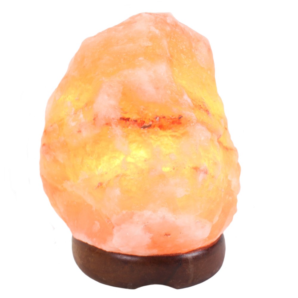 1.5 - 2kg salt lamp lit