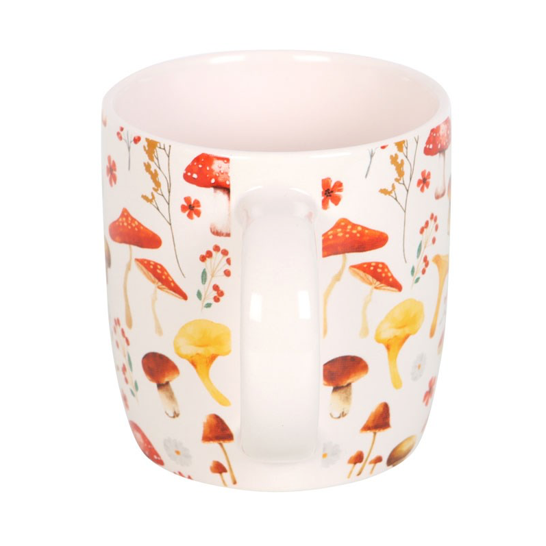 Mushroom Toadstool Mug handle view