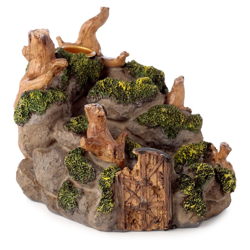 Ancient Woodland Secret Cave Backflow Incense Burner front