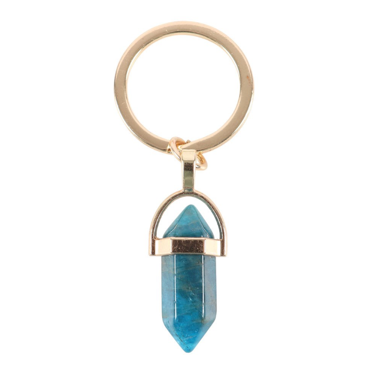 Apatite Crystal Keyring