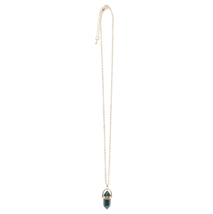 Apatite Crystal Pendant Necklace with chain