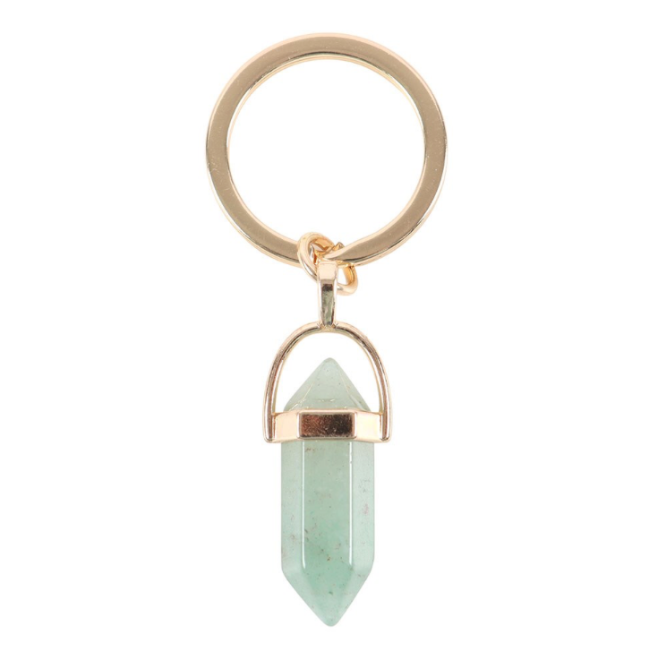 Aventurine Crystal Keyring