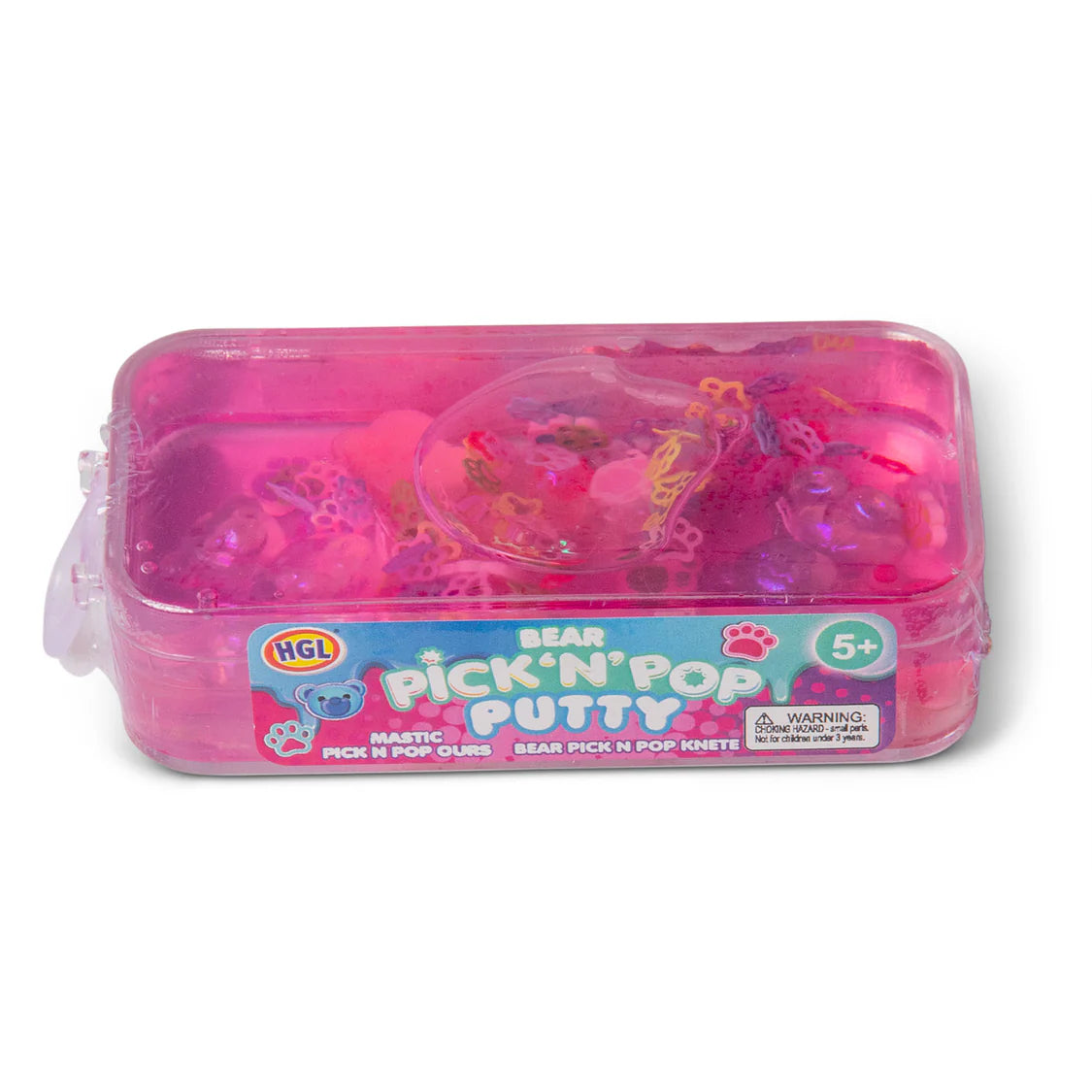 Pink putty kit with HGL branding on a white background