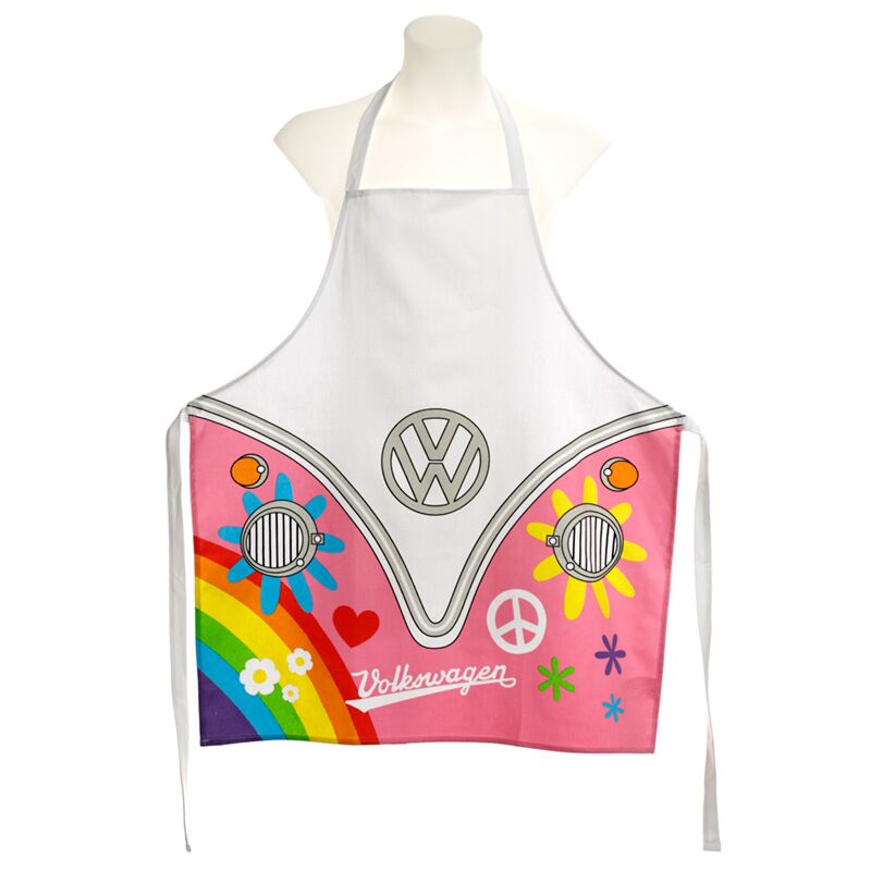 Cotton Apron Volkswagen VW T1 Camper Bus Summer open