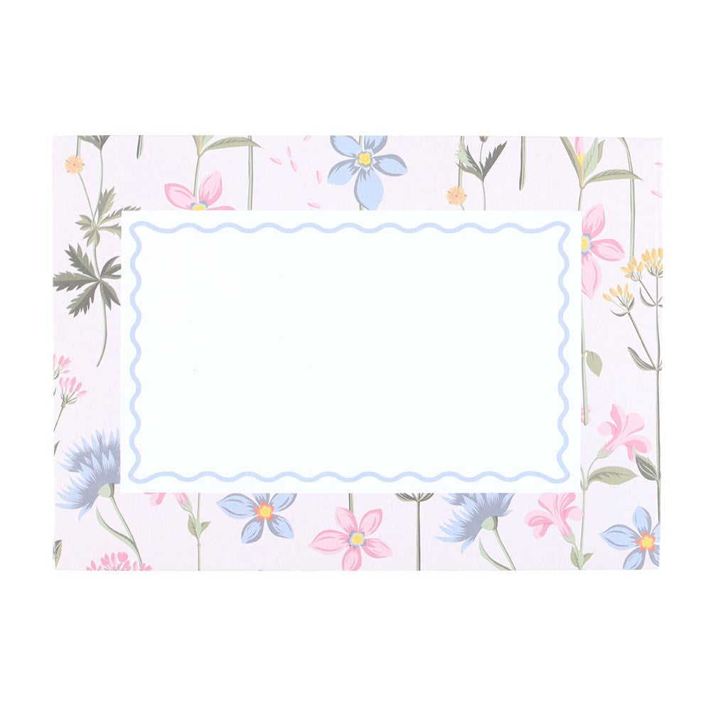 Forget-Me-Not Flower Necklace on Greeting Card envelope