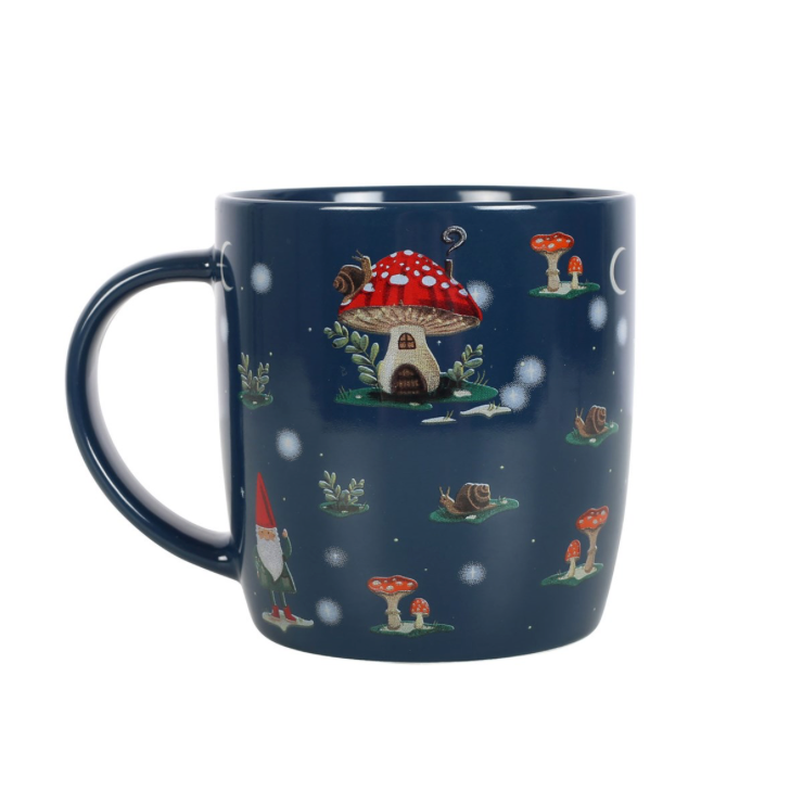 Gnome Sweet Gnome Toadstool Mug side