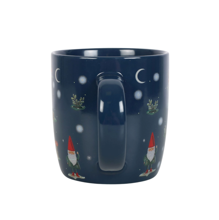 Gnome Sweet Gnome Toadstool Mug back