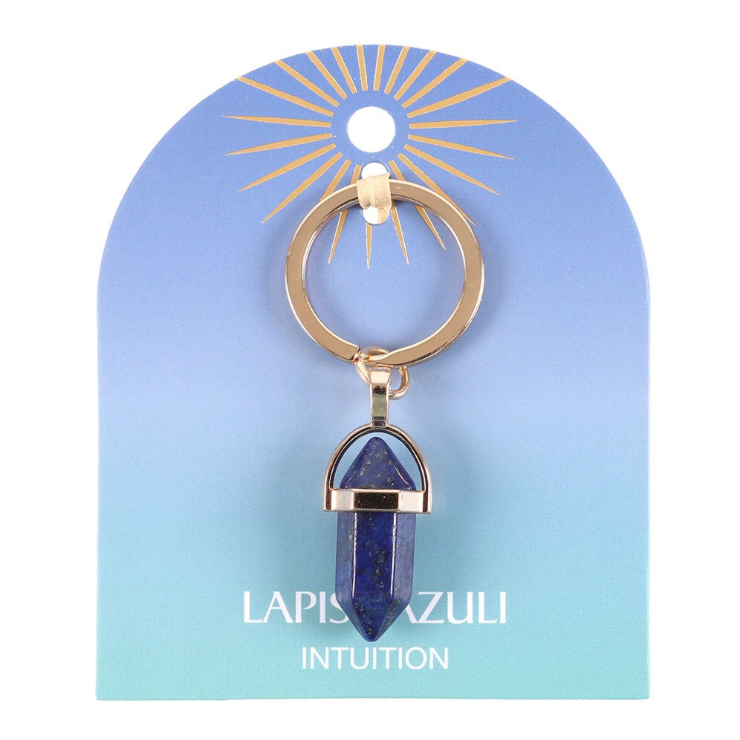 Lapis Lazuli Crystal Keyring
