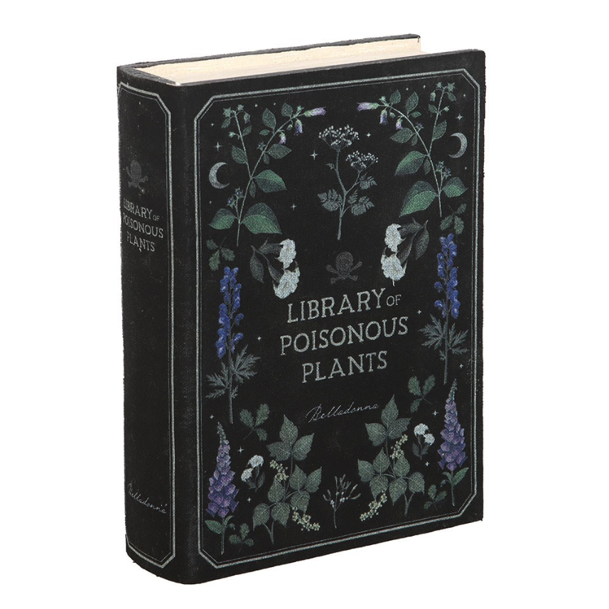 Library of Poisonous Plants Book Shaped Storage Box front