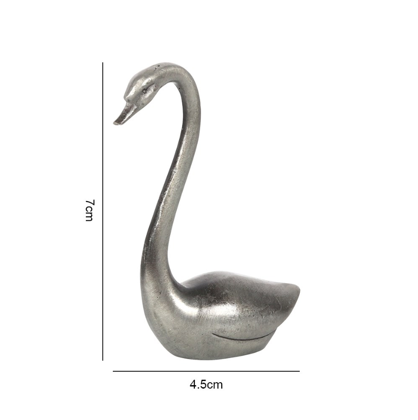 Metal Swan Ring Holder size chart