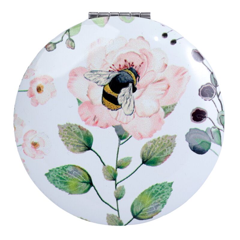 Nectar Meadows Compact Mirror pink