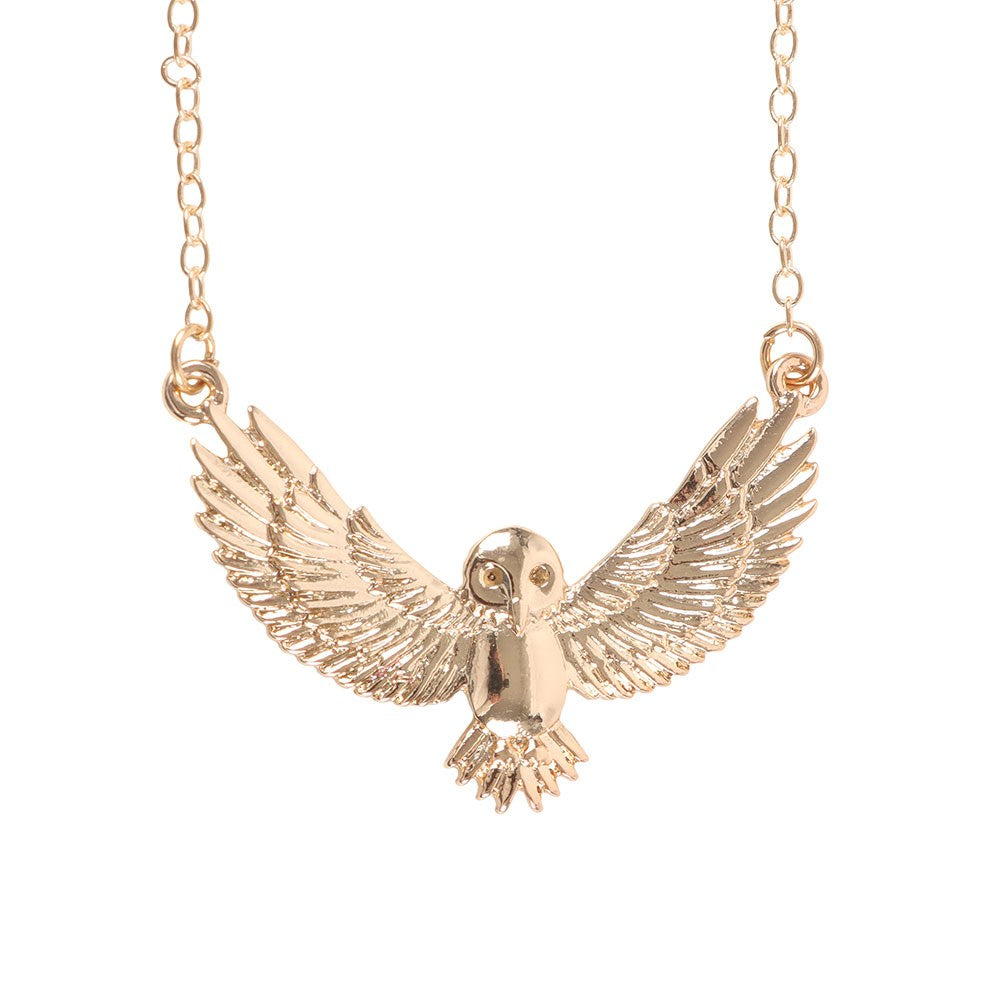 Night Owl Necklace close up