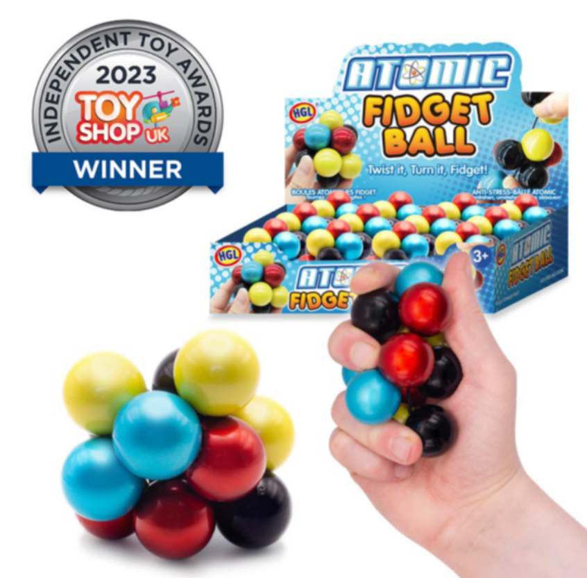 Atomic Fidget Ball display