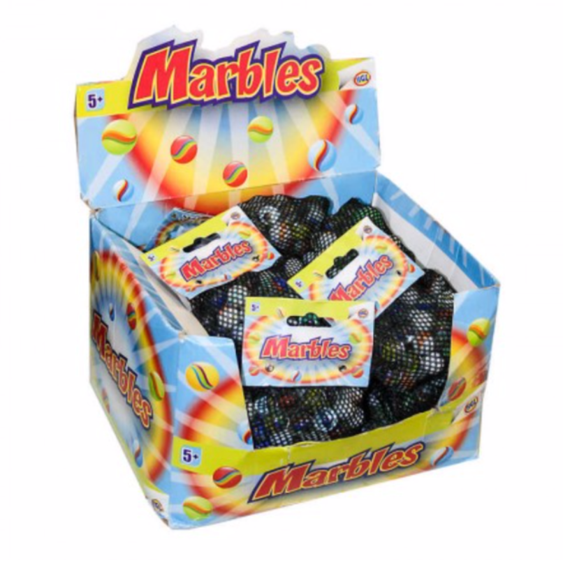 Bag of Classic Mixed Marbles box