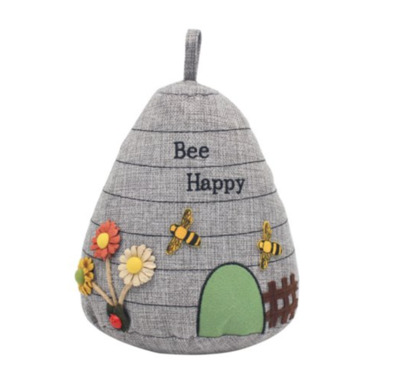Beehive Doorstop - Grey