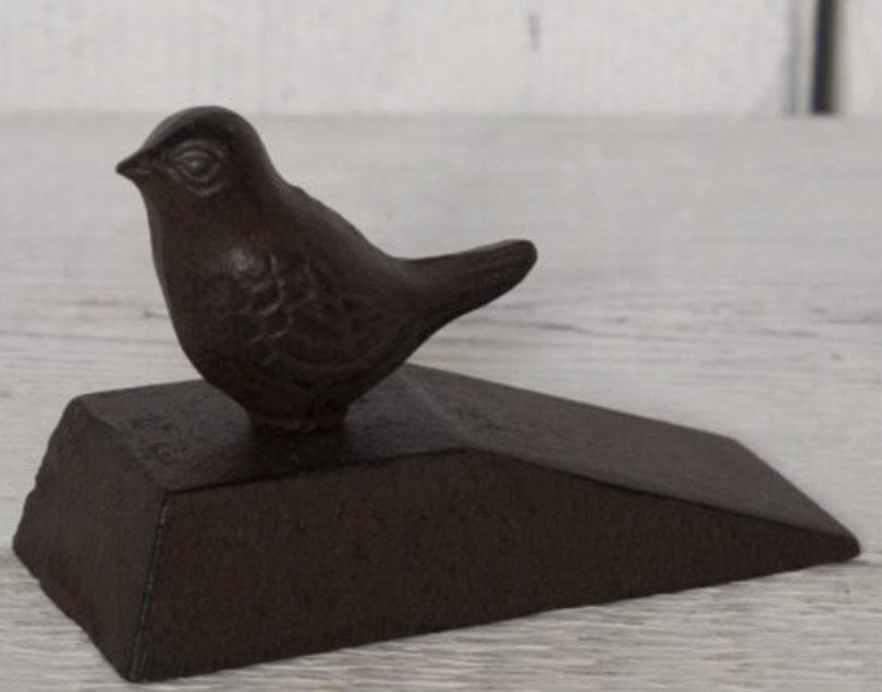 Cast Iron Bird Door Wedge