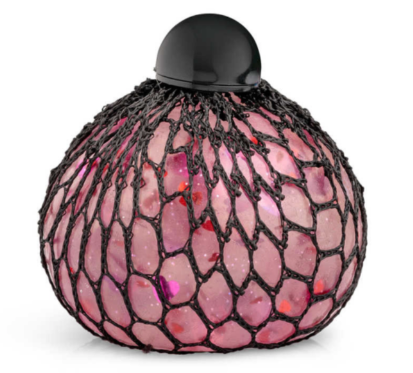 Confetti Squishy Mesh Ball pink