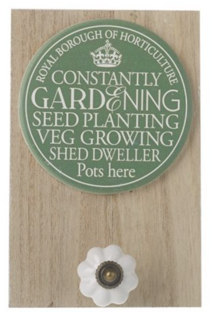 Constantly Gardening Plaque Hook