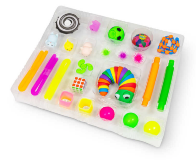 Fidget Advent Calendar inside