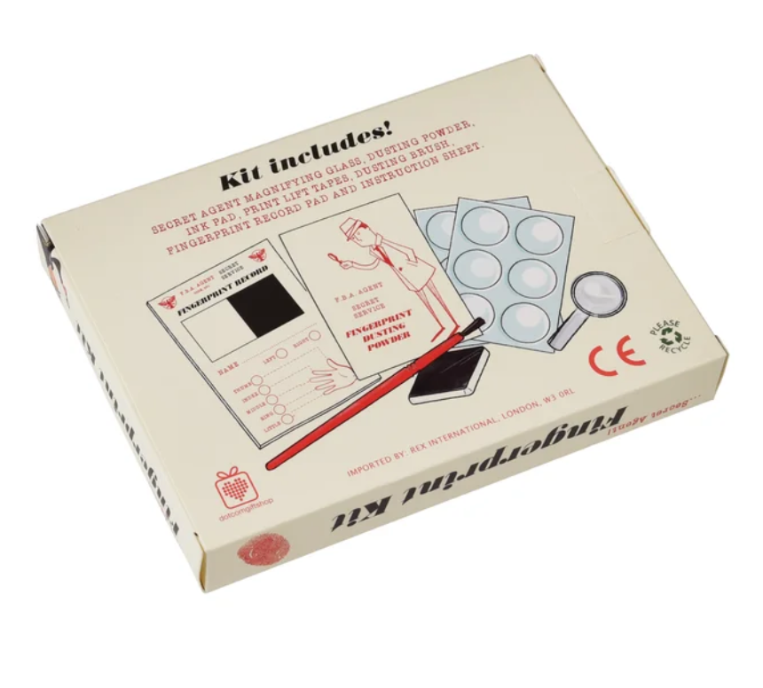 Secret Agent Fingerprint set box back
