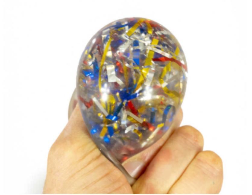Flash Squeeze Confetti Ball squish