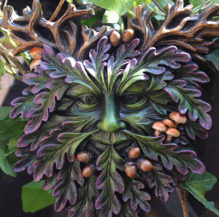 Green Man Face - Garden Plaque