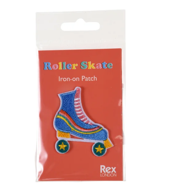 Iron on patch - Roller skate in packet