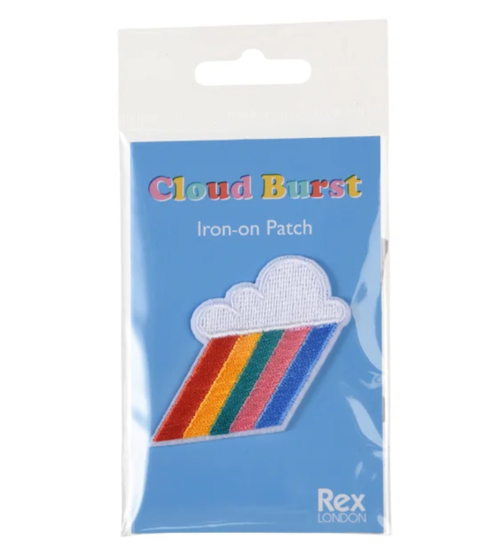 Iron On Patch Cloud Burst in packet