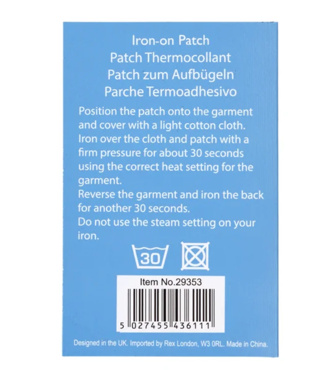 Iron On Patch Cloud Burst packet back