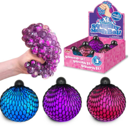 XL Squishy Confetti mesh ball