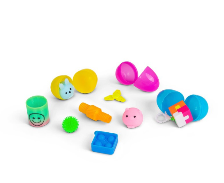 Sensory Surprise Vending Machine fidgets and eggs
