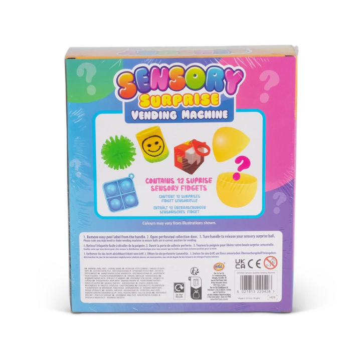 Sensory Surprise Vending Machine back