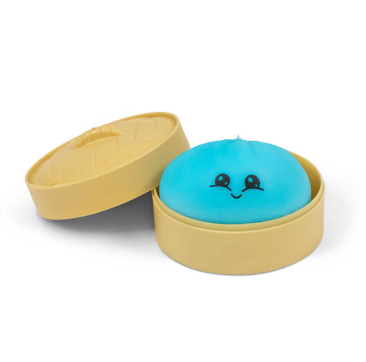 Scrunchems Squishy Dumpling blue in tub
