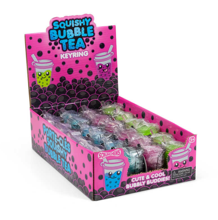 Scrunchems Bubble Tea Keychain boxed