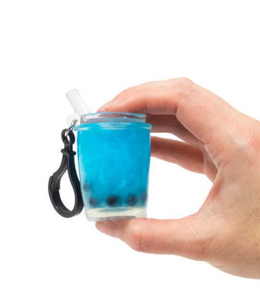 Scrunchems Bubble Tea Keychain blue