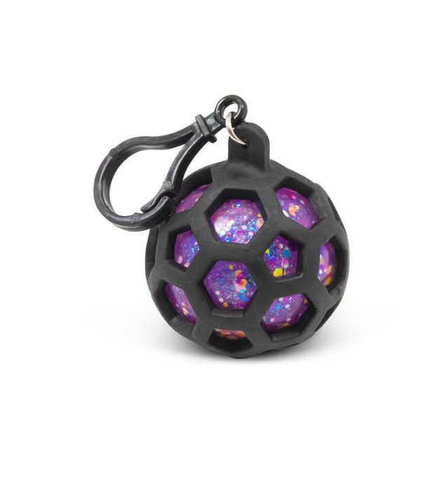 Fusion Squishball Keychain Purple