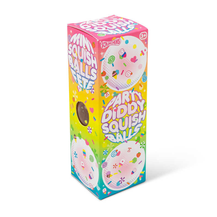Scrunchems Party Diddy Squish Balls box