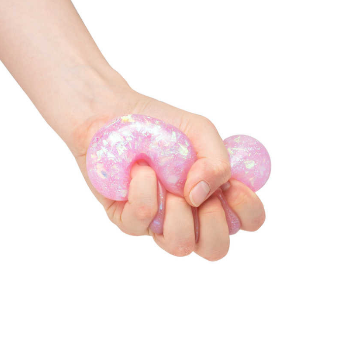 Scrunchems Sparkly Squish Ball pink squish