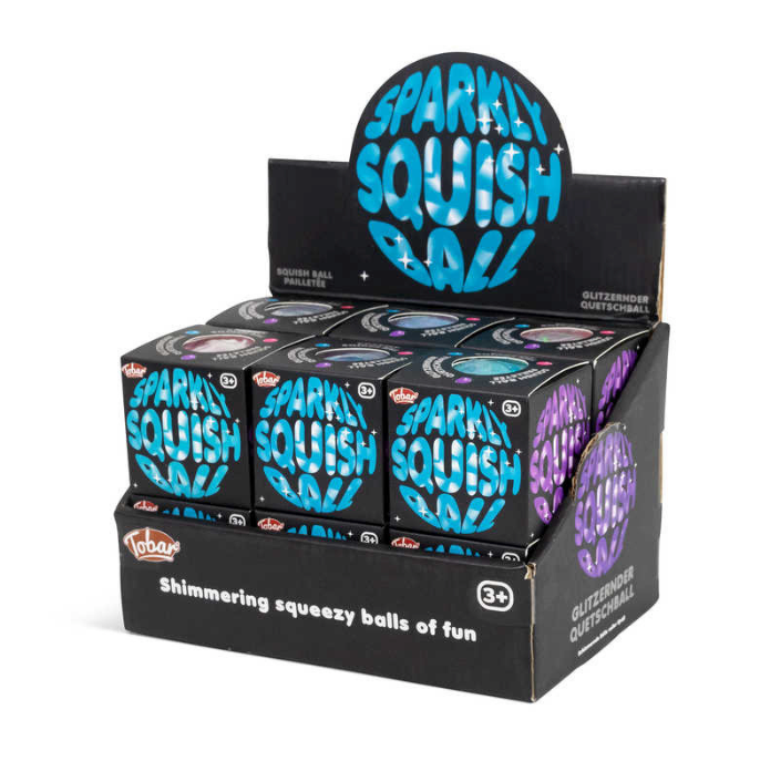 Scrunchems Sparkly Squish Ball boxes