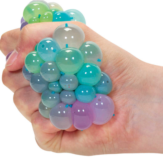 Squishy Rainbow Mesh Ball squish