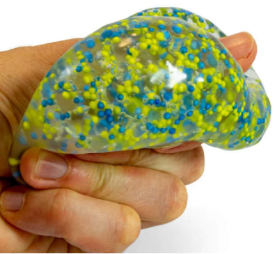 Light Up Gel Ball in hand
