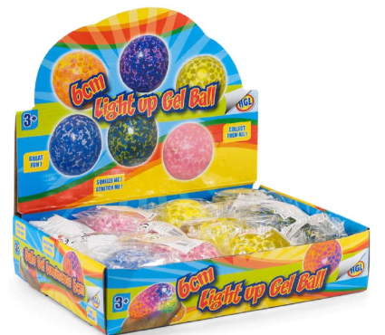 Light Up Gel Ball box