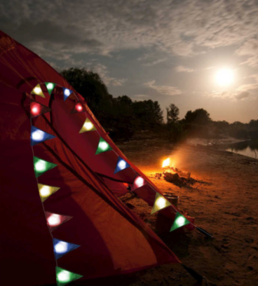 Light-up Bunting lit