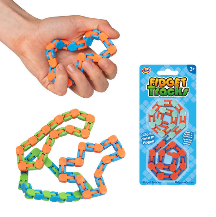 Fidget Tracks display