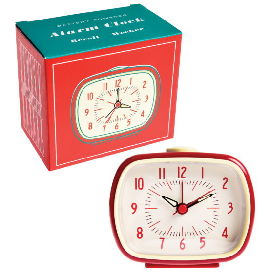 Retro Alarm Clock - Red display