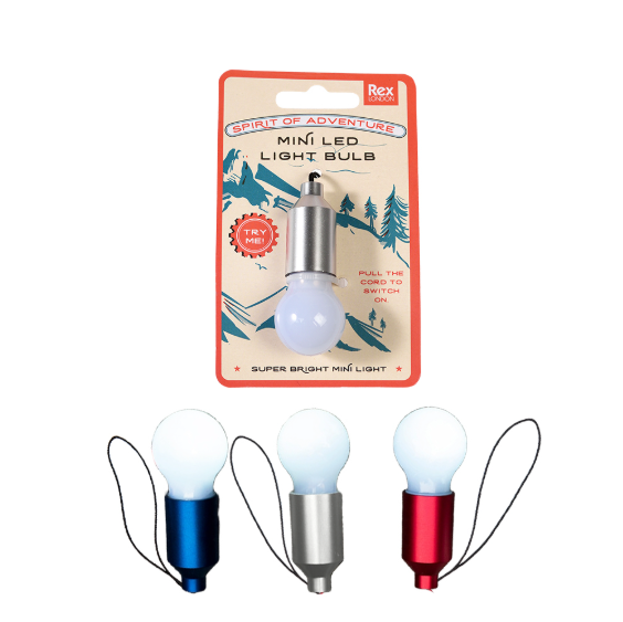 Mini Light Bulb Keyring display