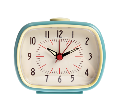 Retro Alarm Clock - Blue