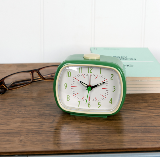 Retro Alarm Clock - Green display