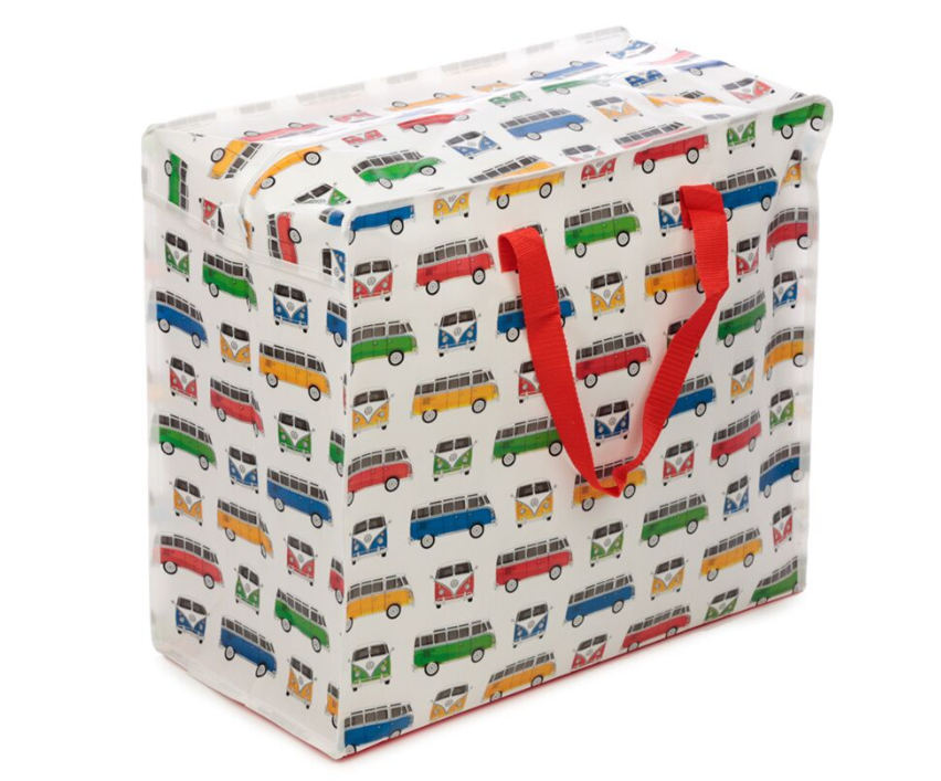 VW T1 Camper Bus Zip Up Laundry Storage Bag