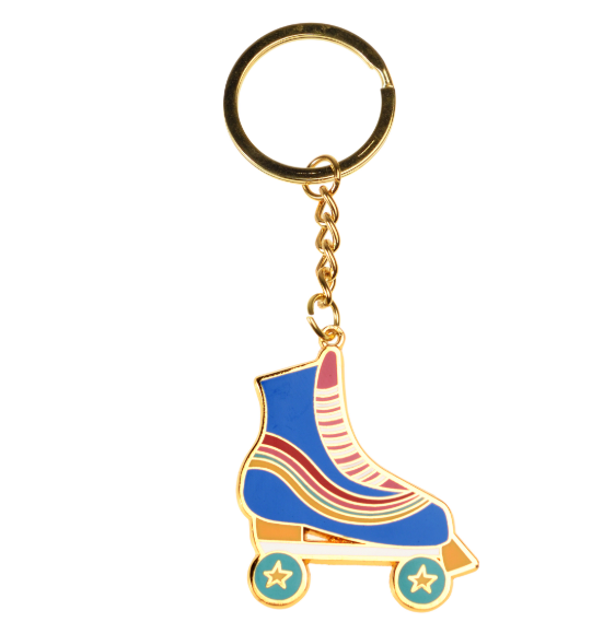 Retro Roller Skate Keyring